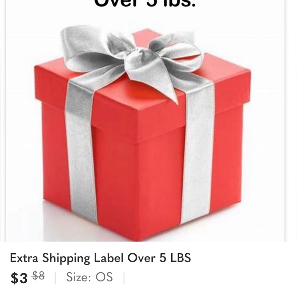 Extra shipping label